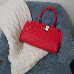 NINE WEST "Split Quilted" Satchel Purse NWT